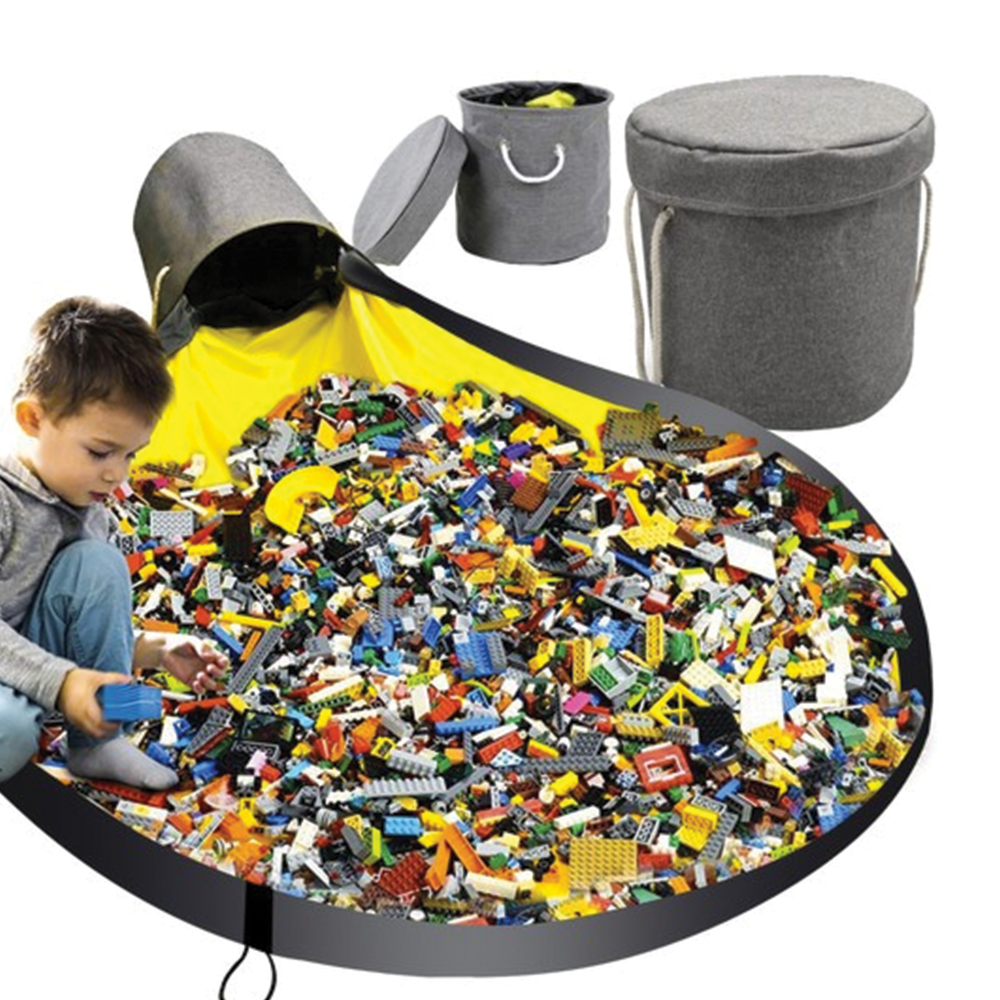 Koš na hračky s podložkou