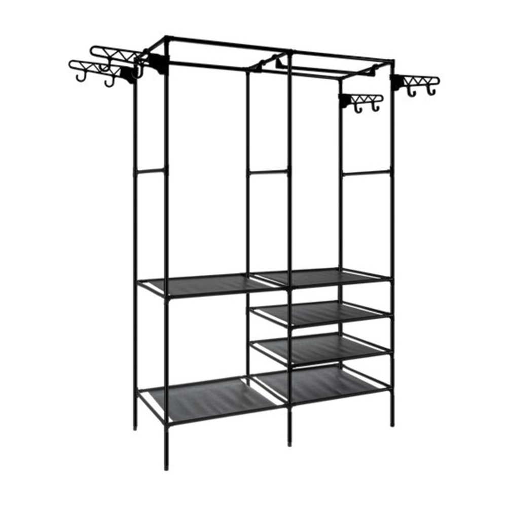 Dvojitý věšák na oděvy 173×36×108cm