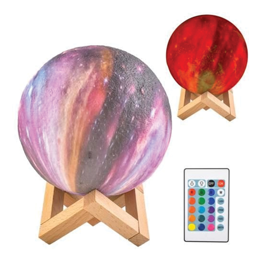 Lampička Měsíc 15cm, 16 barev