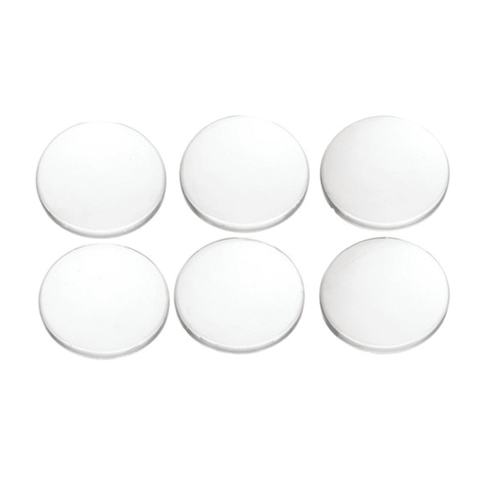 Silikonový chránič kliky na stěnu – 6 ks, čirý