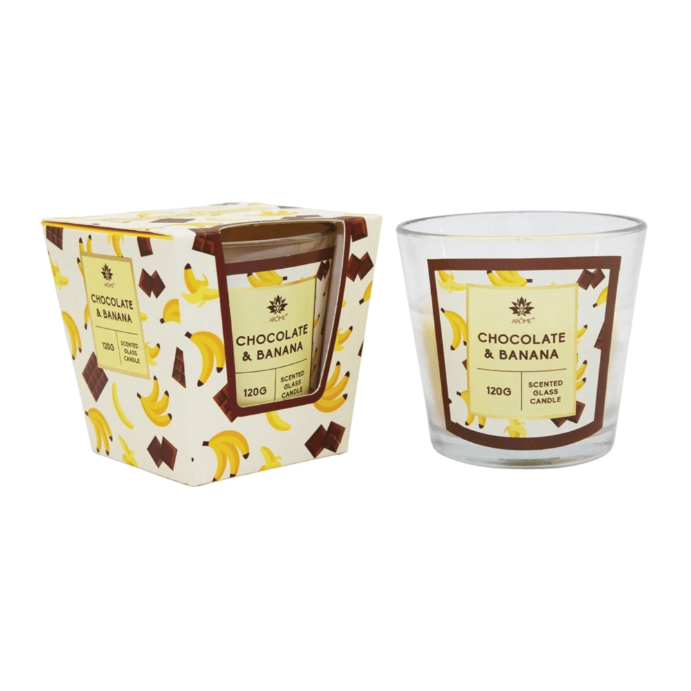 Luxusní vonná svíčka - Chocolate & Banana