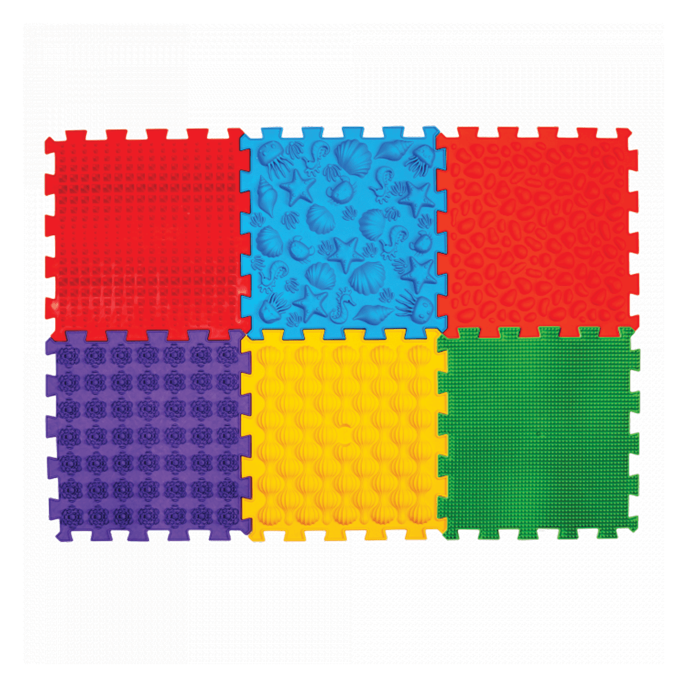 Masážní ortopedická podložka - Puzzle Námořní - 6 modulů