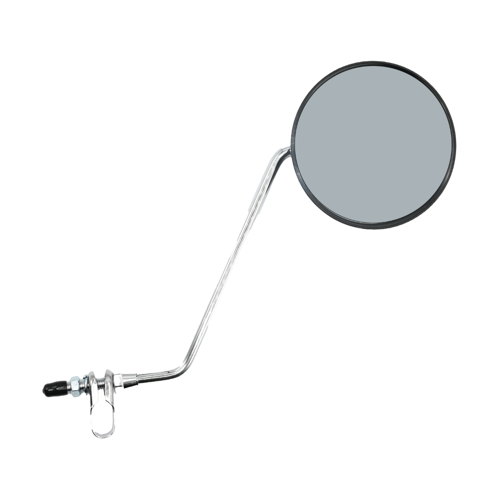 Univerzální zrcátko pro kola, skútry a mopedy, 105 mm, ramínko 300 x 8 mm